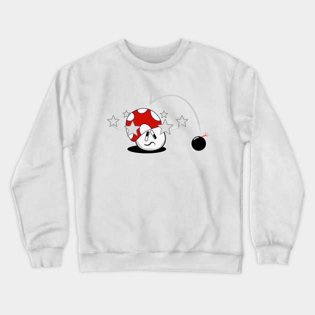 Funny mushroom cartoon Crewneck Sweatshirt by Toogoo